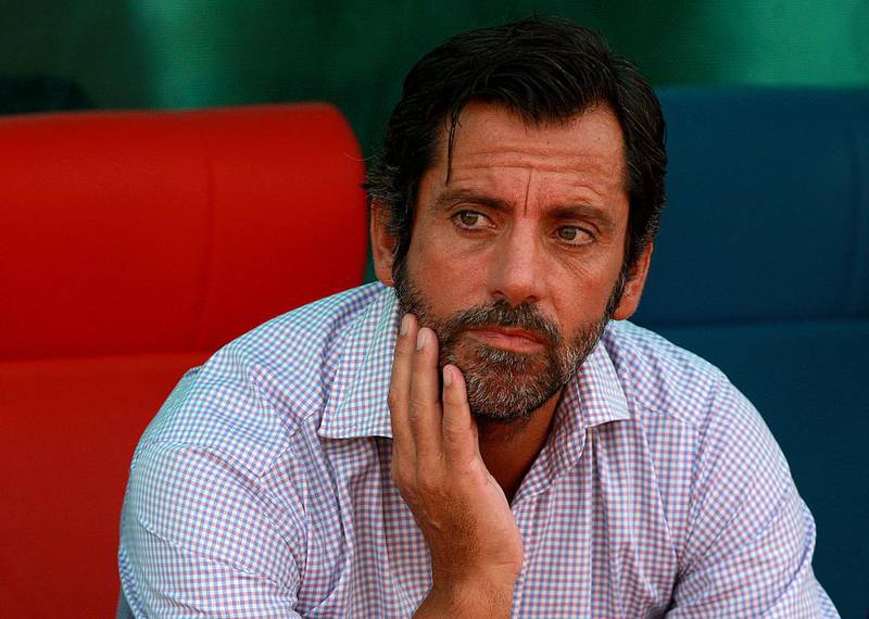 Quique Sanchez Flores, the Spaniard who previously coached Al Ahli, is understood to be on his way out of Al Ain. Satish Kumar / The National