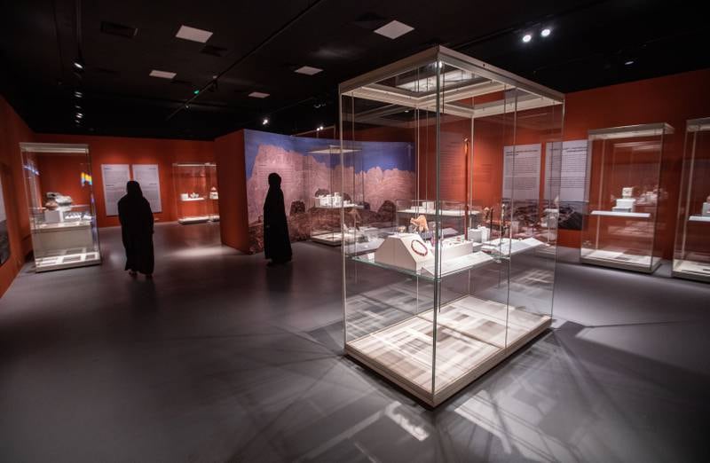 Different artefacts from ancient Oman on display 
