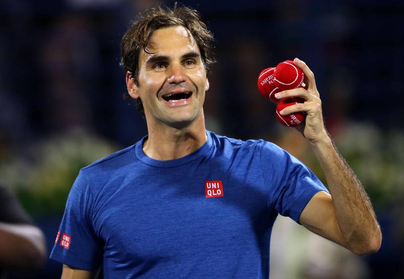 If Roger Federer wins the Dubai Duty Free Tennis Championships title on Saturday it will also be his 100th ATP Tour singles title. Getty
