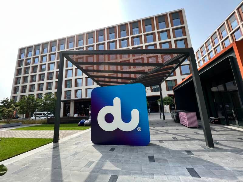 Du's mobile customer base grew 13 per cent to 7.4 million subscribers in the second quarter of 2022. Photo: EITC