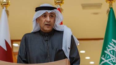 An image that illustrates this article Jasem Al Budaiwi begins term as GCC secretary general