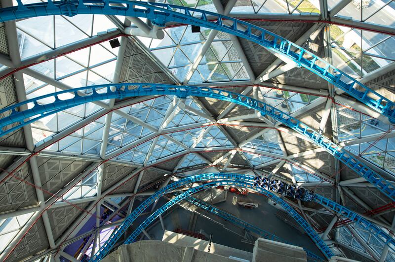 Dubai's newest mall features an amazing roller coaster. Photo: Andy Scott