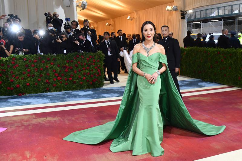 Yeoh arrives for the 2022 Met Gala at the Metropolitan Museum of Art in May 2022, in New York. AFP