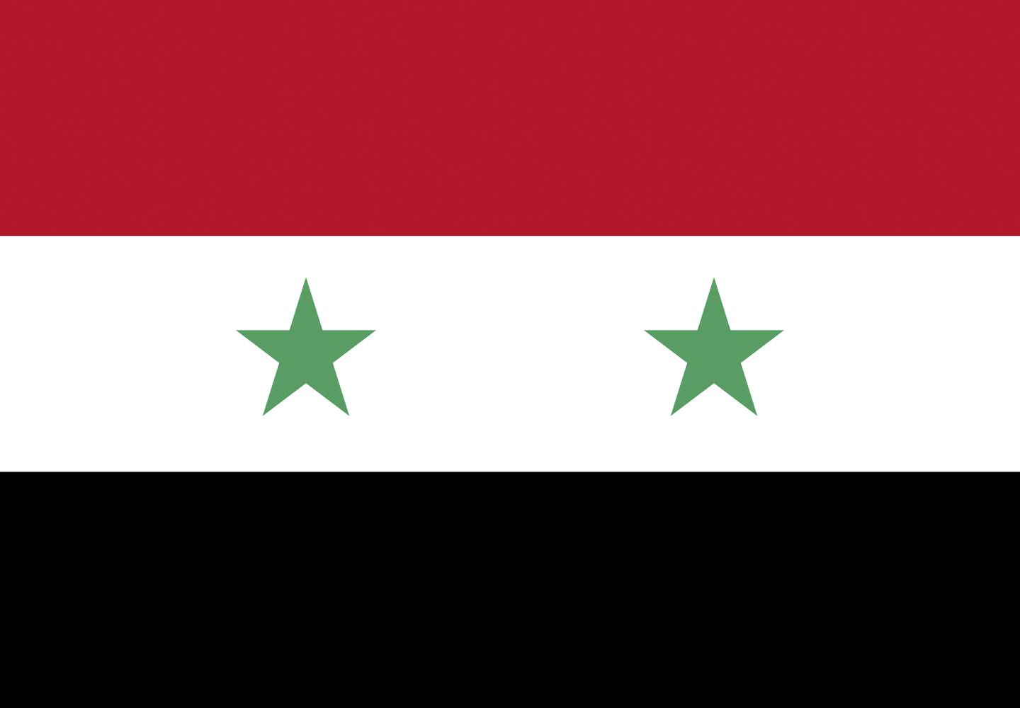Flag of Syria. Getty 