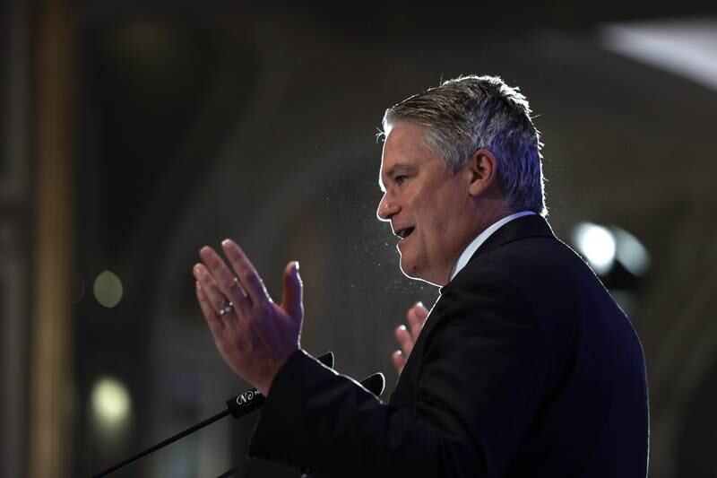OECD Secretary General Mathias Cormann said the economic and social fallout from the UKraine conflict "is unlikely to be a short-term challenge". EPA