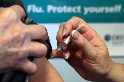 The National Health Service is withdrawing its free vaccine booster programme at the end of this month. PA