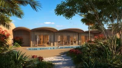 Designed by Foster+Partners, the resort will be located on Shura Island, the main hub of the destination