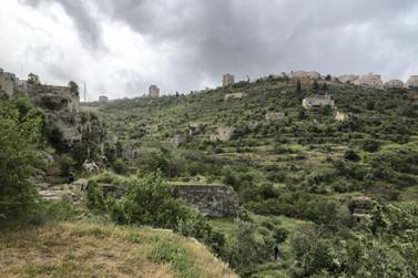 Lifta, one of the last standing Palestinian villages that was depopulated by Israeli forces in 1948, pictured in 2018. William Parry for The National
