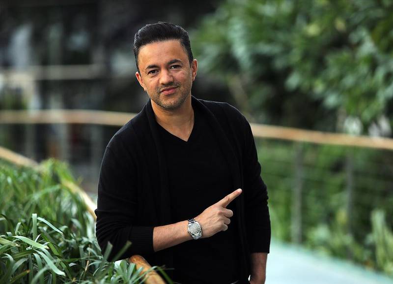 Music Producer, RedOne on a relaxed afternoon in Dubai. Satish Kumar / The National 