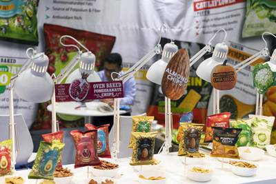 Dubai, UNITED ARAB EMIRATES - FEBRUARY, 18 2019.UAE’s Gulfood exhibition in DWTC.(Photo by Reem Mohammed/The National)Reporter: Section:  NA