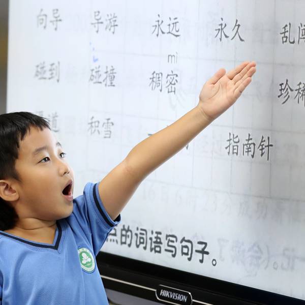 Die chinesische Schule in Dubai bietet den Großteil ihres Unterrichts in Mandarin an