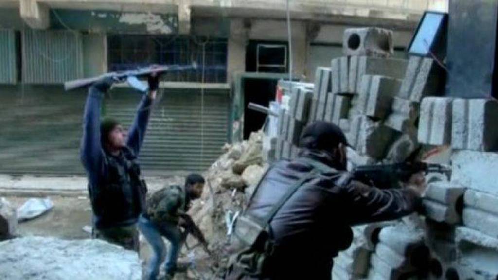 Video: The frontline of Aleppo