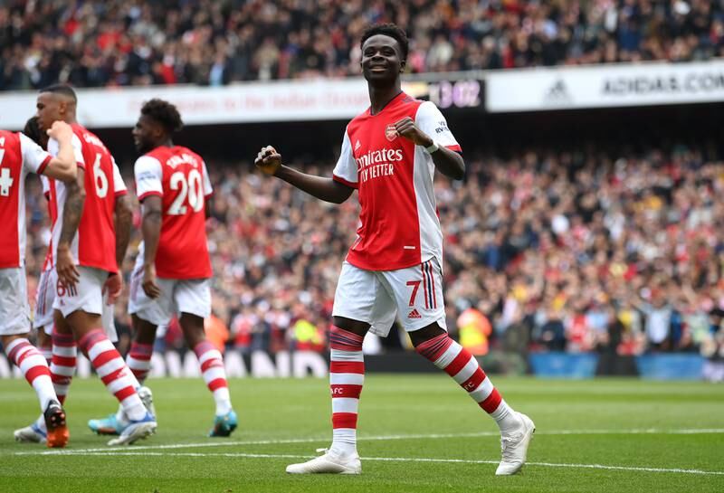 Bukayo Saka 8 – It was another top class showing from Saka as his link-up play was matched by a lovely finish to make it 2-0.


Getty