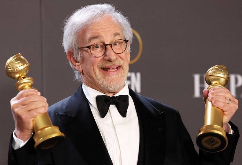 Steven Spielberg won two awards for The Fabelmans at the 80th Golden Globes. Reuters