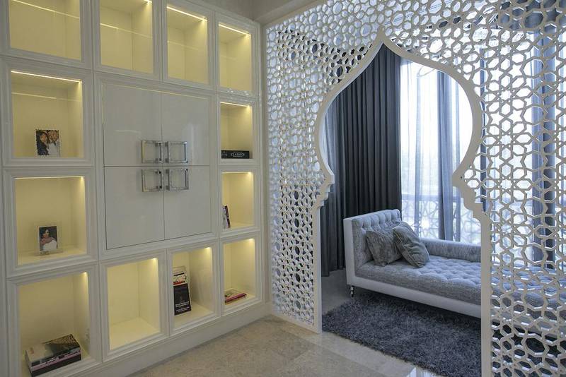 The reading/lounge area. Mona Al Marzooqi / The National