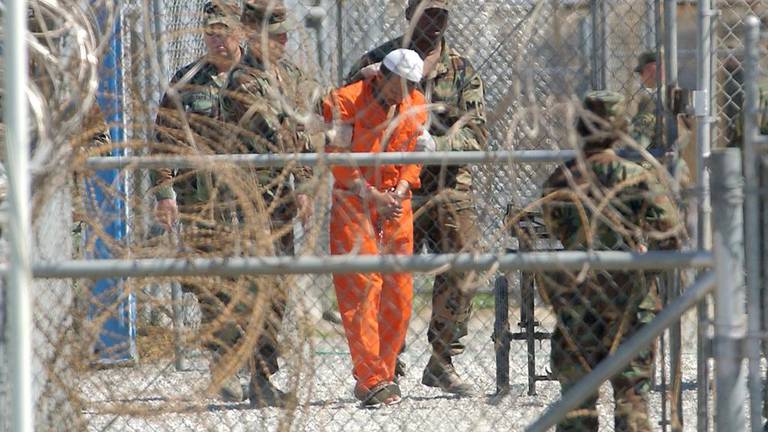 An image that illustrates this article Is Guantanamo Bay still open? All you need to know about US prison 20 years on
