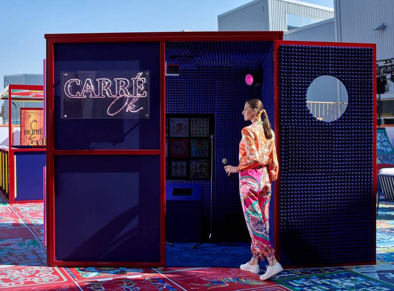 Hermes brings its magical Carre Club pop-up exhibition to Dubai