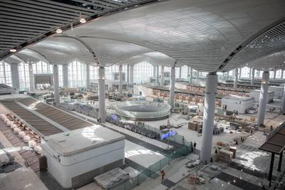 The first phase of the airport is due to open on October 29. Getty Images