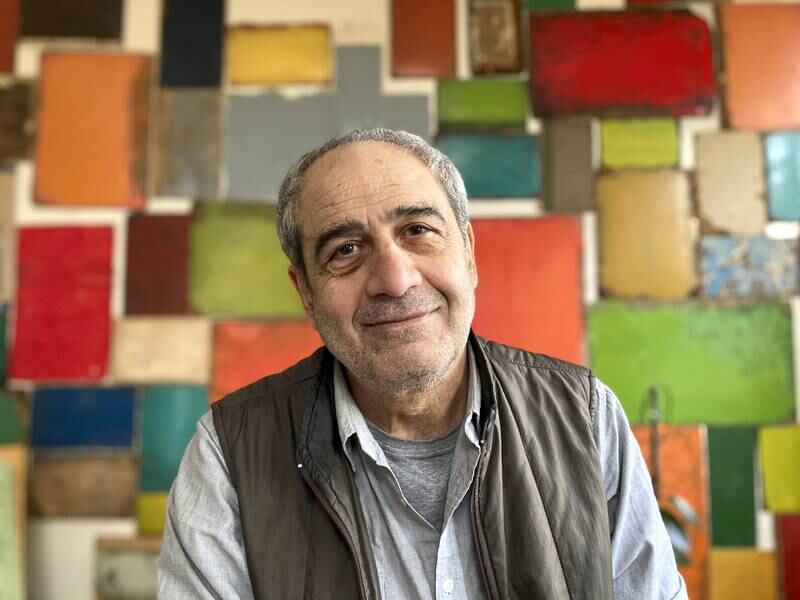 Issam Kourbaj: 'The essence of a human being is often masked behind many layers. The danger of our times is that there are too many masks. I hope that, when we mix with each other again, we can take off these masks to reveal our true selves.' Mourad Kourbaj