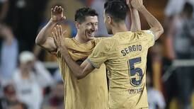 Barcelona player ratings v Valencia: Lewandowski and Pedri 8, Dembele 6