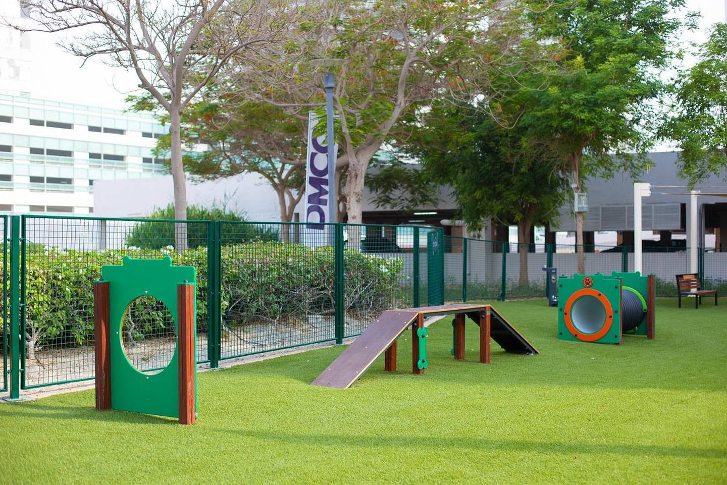 The new JLT Dog Park is located near Cluster H. Courtesy DMCC