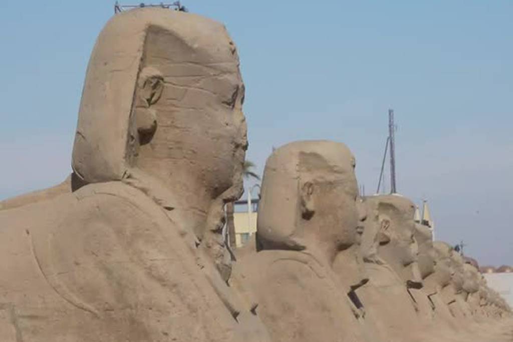A tour of the 3,400-year-old Avenue of the Sphinxes