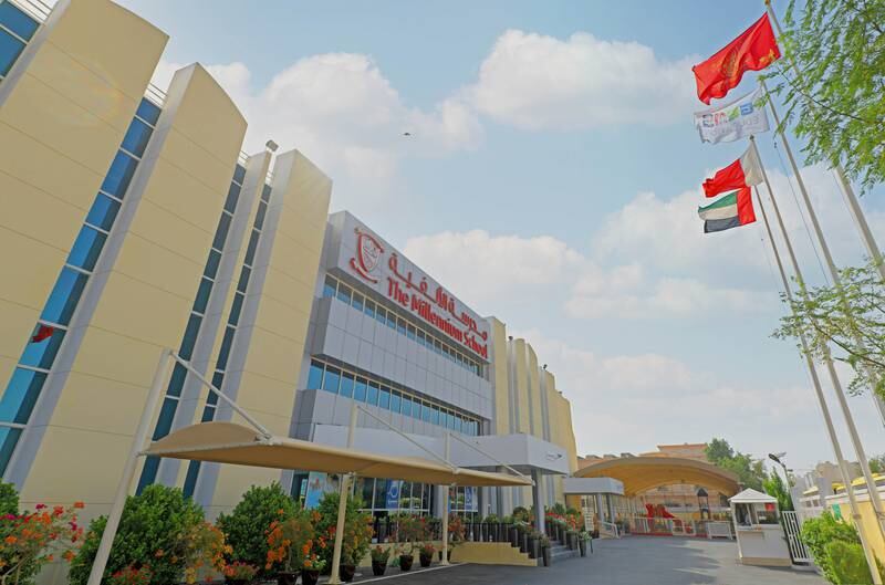 Fees at The Millennium School on Al Khail Road start at Dh16,898 in pre-primary and go up to Dh24,849 in grade 12. Photo: Gems