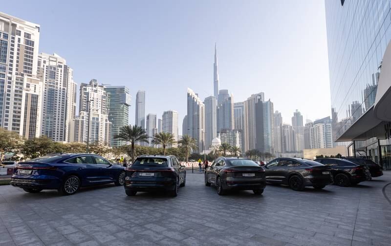 The Q8 pack assembles in Dubai. Photo: Audi