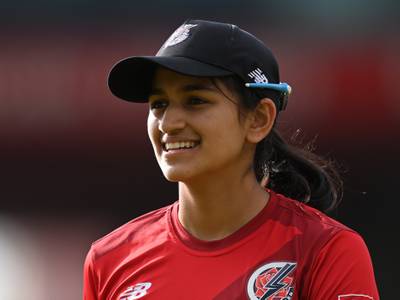 Dubai-raised pacer Mahika Gaur will now represent England. Getty