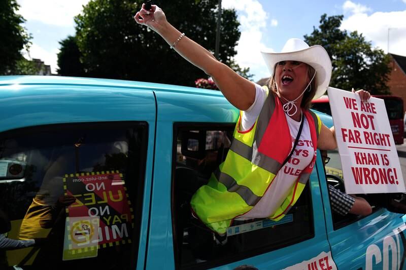 London bikers protest against Ulez expansion