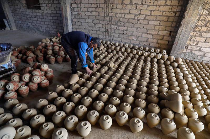 There's also a lack of basic materials, which potters have to import at high prices, and unstable demand.