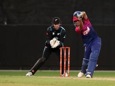 Sharma stars on T20 debut but youthful UAE fall just short against New Zealand 