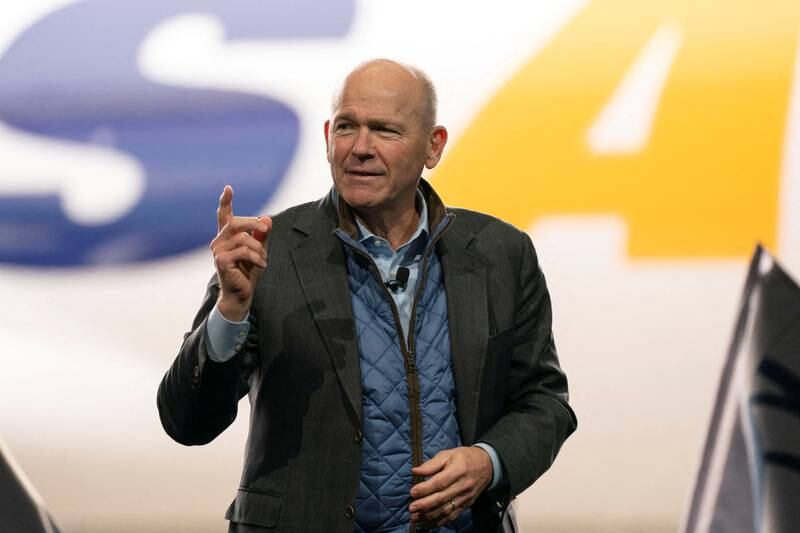 David Calhoun, president and chief executive of the US plane maker Boeing. Reuters