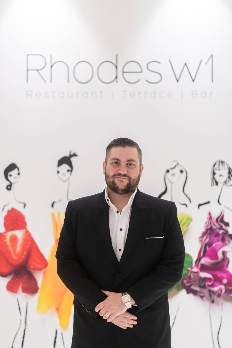 Sam Rhodes has taken over as general manager at Rhodes W1, the restaurant launched by his dad Gary. All photos: Rhodes W1