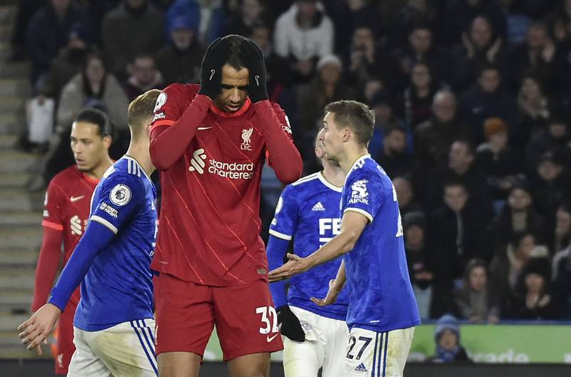 Joel Matip – 6

The centre back got into a battle with Iheanacho and was booked early. He made a splendid block to stop Vardy but was sold short by Alexander-Arnold for the only goal. AP
