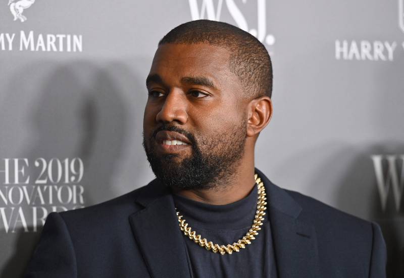 Ye's private life and his public reaction to his divorce from Kim Kardashian threaten to spill over into his business collaboration with Gap. AFP