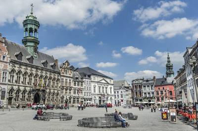 Grand Place in Mons, Belgium, in the Waloon region Flemmish activists offered to sell to Donald Trump for €1 Gregory Mathelot / Mons 2015