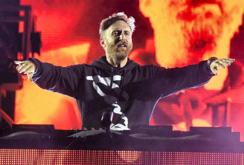 DEL MAR, CA - SEPTEMBER 15:  David Guetta performs during KAABOO Del Mar at the Del Mar Fairgrounds on September 15, 2017 in Del Mar, California.  (Photo by Tim Mosenfelder/Getty Images)