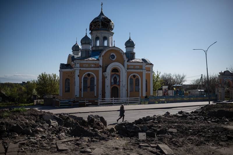 St Godmothers Cover Church, in Malyn, Ukraine. Getty Images