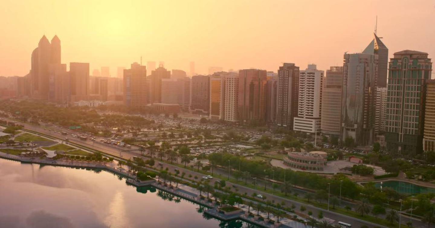 Abu Dhabi's corniche will clearly play a starring role in the movie. 