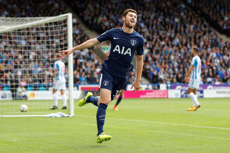 Left-back:  Ben Davies (Tottenham) – Scored one, made one and surged forward to great effect in Tottenham’s 4-0 rout of a previously solid Huddersfield side. Carl Recine / Reuters