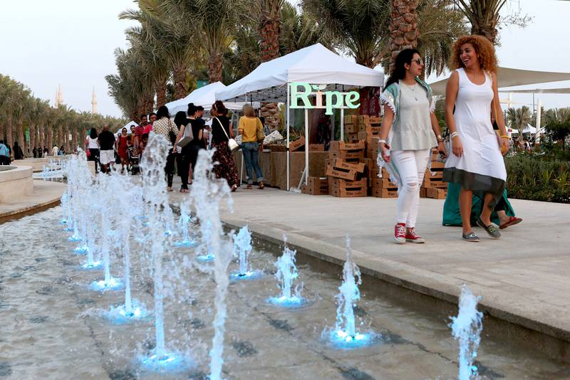 The Ripe Market at Mushrif Central Park in Abu Dhabi. Christopher Pike / The National