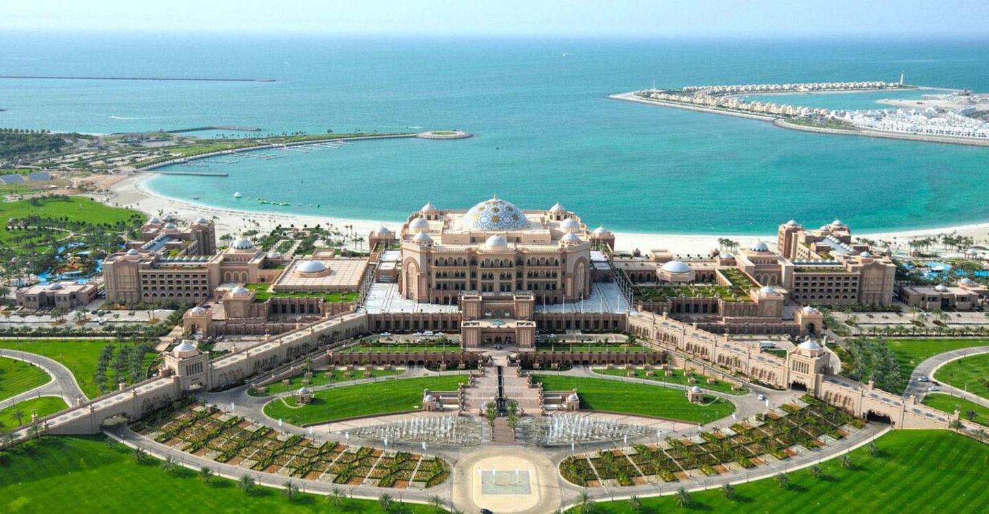 Emirates Palace has a line-up of National Day activities, plus fireworks. Photo: WATG