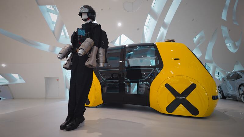 The Museum of the Future in Dubai has joined forces with the Roads and Transport Authority to give visitors a glimpse of what lies ahead for travellers. The 'Tomorrow, Today' exhibition features cutting edge concepts such as jetpacks, medical drones and autonomous vehicles. All photos: RTA
