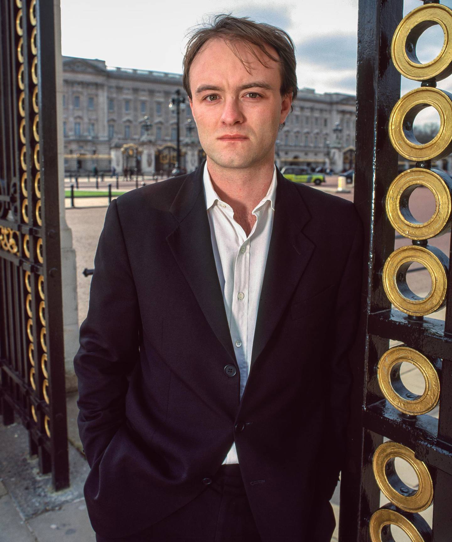 LONDON, ENGLAND - MARCH 19: Dominic Cummings, former adviser to the Education Secretary Michael Gove, poses for a photograph when he was campaign director at Business for Sterling, on March 19, 2001, in London, England. (Photo by David Levenson/Getty Images)