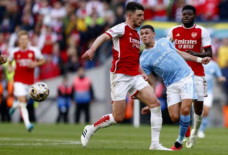Phil Foden and Declan Rice will have pressure of expectation on their shoulder. EPA