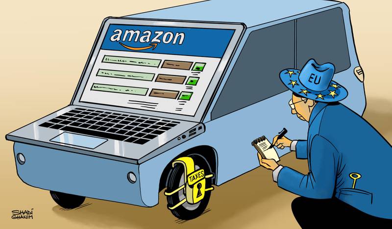 EU asks Amazon to repay $294 million