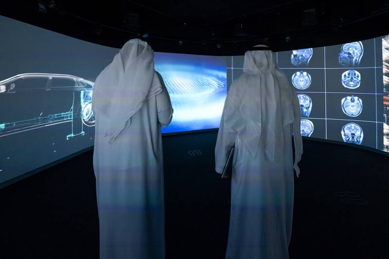 A visit to the Siemens building was on the agenda of national and global delegations during Expo 2020 Dubai, keen to see energy efficiency and sustainability benefits in future developments. Photo: Siemens
