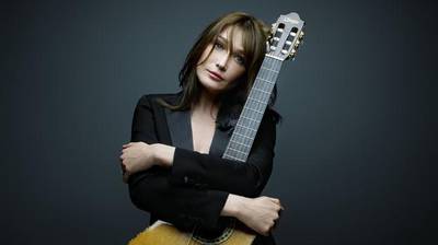 Carla Bruni's new album, her first since her husband, former President Nicolas Sarkozy, left office, is titled <em>Little French Songs</em>.