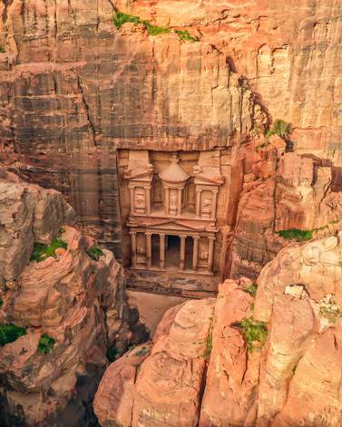  Al-Khazneh or The Treasury, a temple in the ancient city of Petra in Jordan. Huda Bin Redha